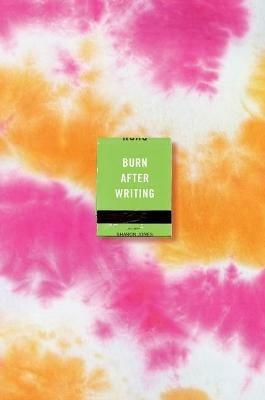 Burn After Writing (Tie-Dye) - Sharon Jones - cover