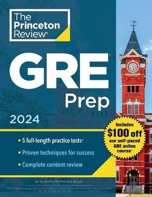Princeton Review GRE Prep, 2024 - Princeton Review - cover