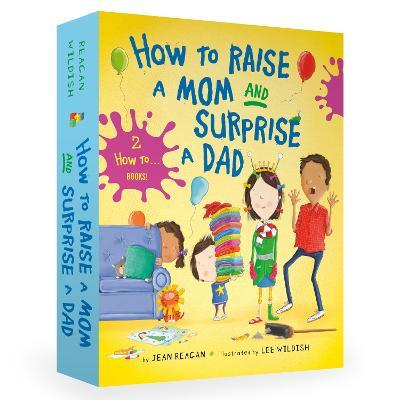 How to Raise a Mom and Surprise a Dad Board Book Boxed Set - Jean Reagan - cover