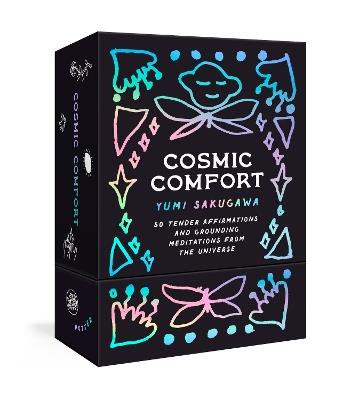 Cosmic Comfort: 50 Tender Affirmations and Grounding Meditations from the Universe: Meditation Cards - Yumi Sakugawa - cover