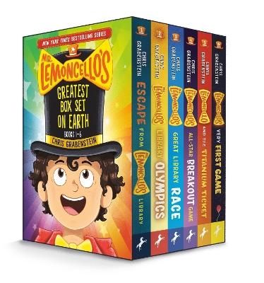 Mr. Lemoncello's Greatest Box Set on Earth: 6 Books! - Chris Grabenstein - cover
