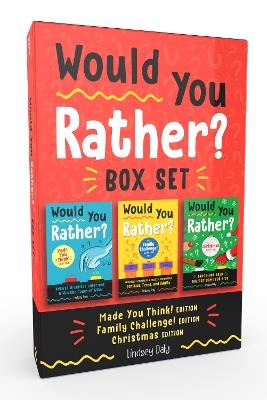 Would You Rather? Box Set: 3 Book Bundle for Ages 8-12 (Perfect Christmas Gift and Stocking Stuffer for Kids) - Lindsey Daly - cover