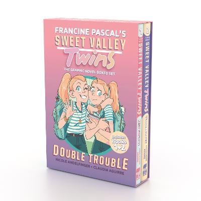 Sweet Valley Twins: Double Trouble Boxed Set: Best Friends, Teacher's Pet (A Graphic Novel Boxed Set) - Francine Pascal - cover