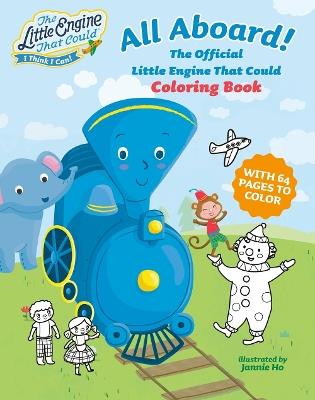 All Aboard! The Official Little Engine That Could Coloring Book - Grosset & Dunlap - cover