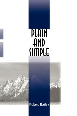 Plain and Simple - Robert Bailey - cover