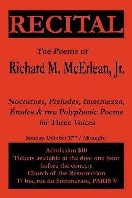 Recital - Richard M McErlean - cover