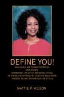 Define You! - Mattie P Wilson - cover