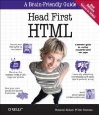 Head First HTML and CSS: OREILLY AND ASSOCIATE - Elisabeth Robson - cover