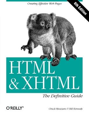 HTML & XHTML - Chuck Musciano - cover