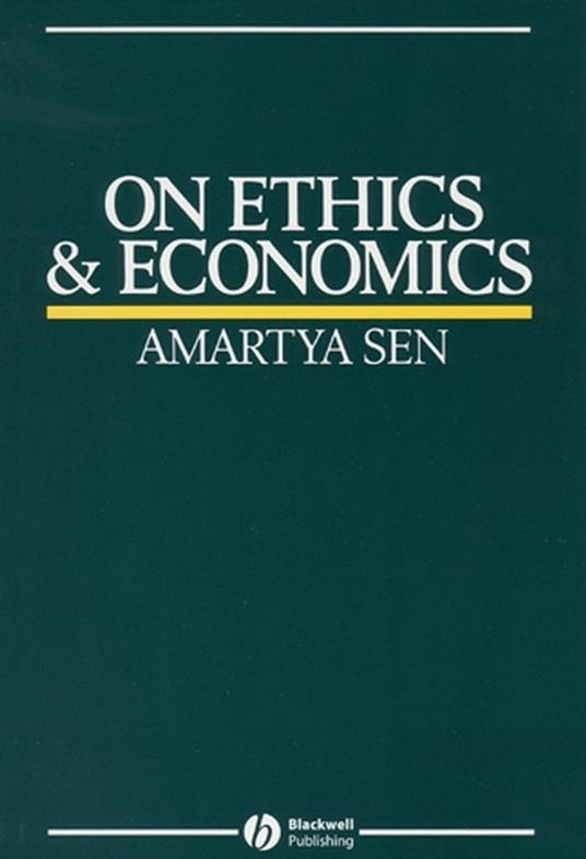 On Ethics and Economics - Amartya K. Sen - cover