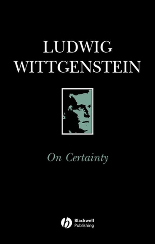 On Certainty - Ludwig Wittgenstein - cover