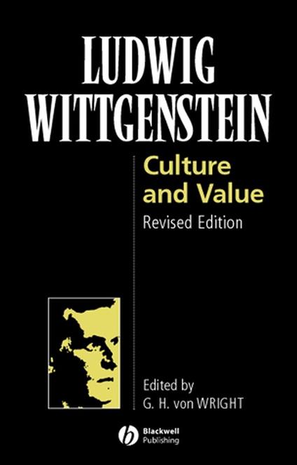 Culture and Value - Ludwig Wittgenstein - cover