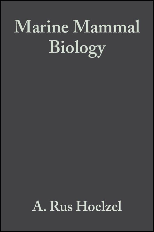 Marine Mammal Biology: An Evolutionary Approach - cover