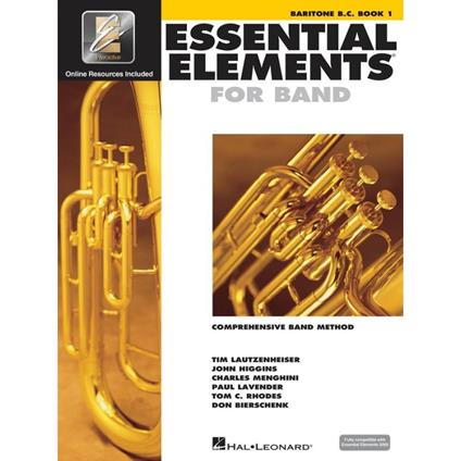 Essential Elements for  Band - Book 1 - Baritone BC + media online - baritono - copertina