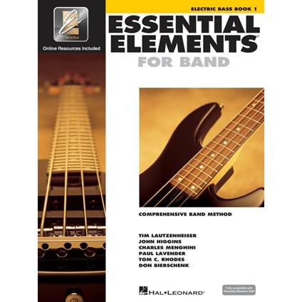  Essential Elements for  Band - Book 1 - Bass Guitar + media online - basso - copertina