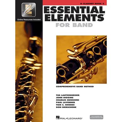  Essential Elements for  Band - Book 2 - Clarinet + media online - clarinetto - copertina
