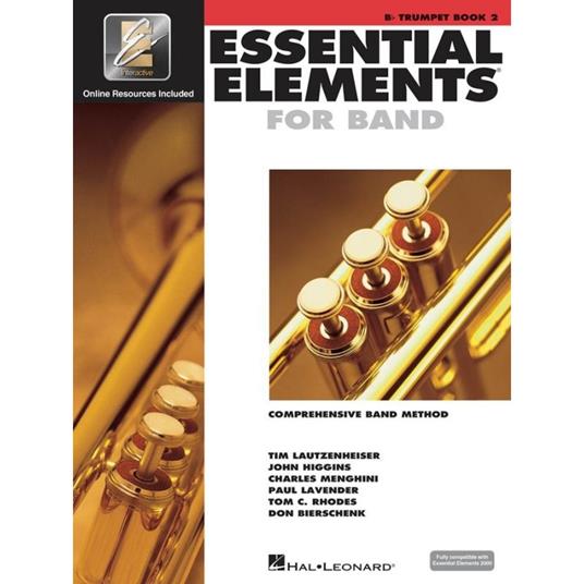  Essential Elements for  Band - Book 2 - Trumpet + media online - tromba - copertina
