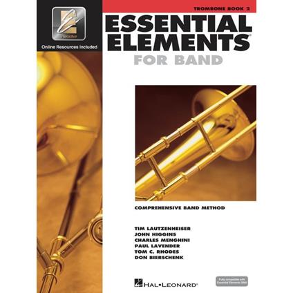  Essential Elements for  Band - Book 2 - Trombone + media online - copertina