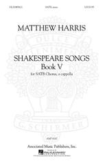  Shakespeare Songs, Book 5 SATB a Cappella