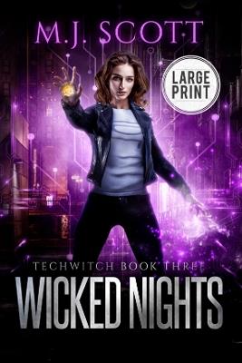 Wicked Nights Large Print Edition - M J Scott - cover