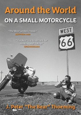Around the world on a small motorcycle - J Peter Thoeming - cover