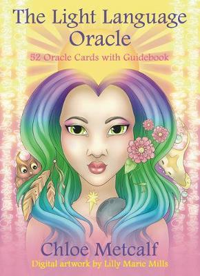 Light Language Oracle: 52 Oracle Cards with Guidebook - Chloe Metcalf - cover