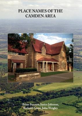 Place Names of the Camden Area - Janice Johnson - cover