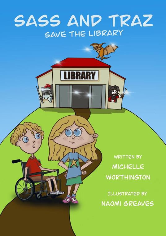 Sass andTraz Save the Library - Michelle Worthington - ebook
