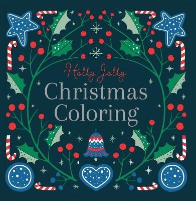 Holly Jolly: Christmas Coloring Book: Adult Coloring Book - cover