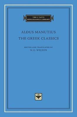 The Greek Classics - Aldus Manutius - cover