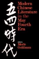 Modern Chinese Literature in the May Fourth Era - cover