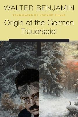 Origin of the German Trauerspiel - Walter Benjamin - cover