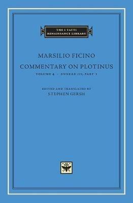 Commentary on Plotinus - Marsilio Ficino - cover