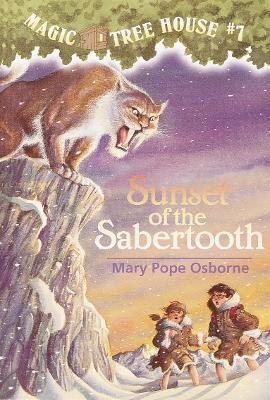 Sunset of the Sabertooth - Mary Pope Osborne - cover