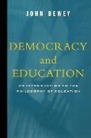 Democracy And Education - John Dewey - cover