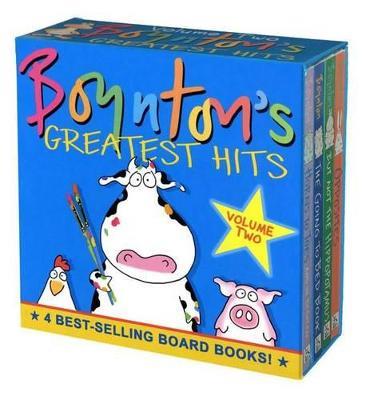 Boynton's Greatest Hits The Big Yellow Box (Boxed Set): The Going to Bed Book; Horns to Toes; Opposites; But Not the Hippopotamus - Sandra Boynton - cover
