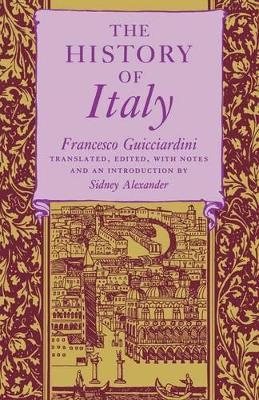 The History of Italy - Francesco Guicciardini - cover