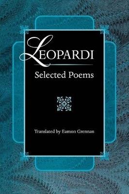 Leopardi: Selected Poems - Giacomo Leopardi - cover