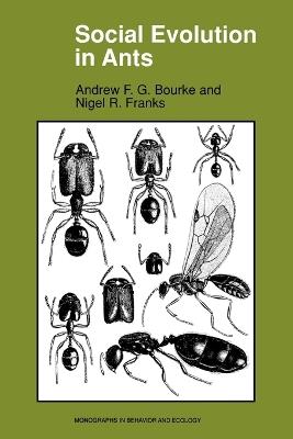 Social Evolution in Ants - Andrew F.G. Bourke,Nigel R. Franks - cover