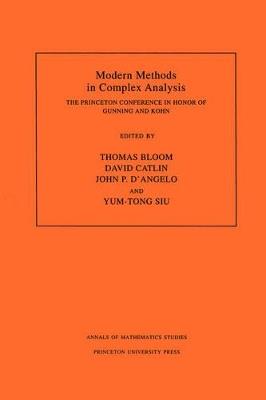 Modern Methods in Complex Analysis (AM-137), Volume 137: The Princeton Conference in Honor of Gunning and Kohn. (AM-137) - cover