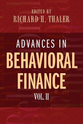 Advances in Behavioral Finance, Volume II - cover