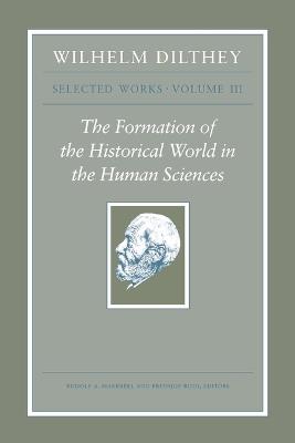 Wilhelm Dilthey: Selected Works, Volume III: The Formation of the Historical World in the Human Sciences - Wilhelm Dilthey - cover
