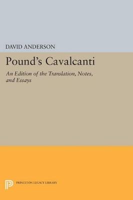 Pound's Cavalcanti: An Edition of the Translation, Notes, and Essays - David Anderson - cover