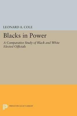 Blacks in Power: A Comparative Study of Black and White Elected Officials - Leonard A. Cole - cover