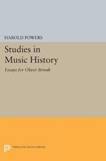 Studies in Music History: Essays for Oliver Strunk