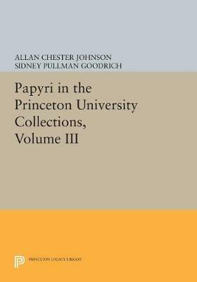 Papyri in the Princeton University Collections, Volume III - cover