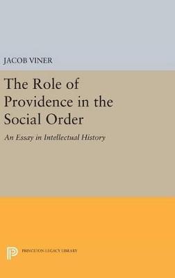 The Role of Providence in the Social Order: An Essay in Intellectual History - Jacob Viner - cover