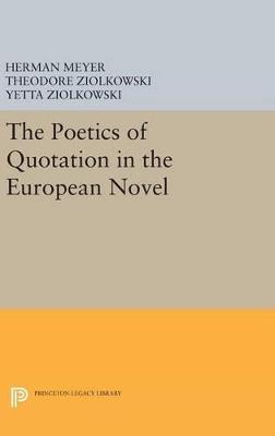 The Poetics of Quotation in the European Novel - Herman Meyer - cover