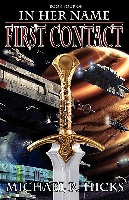 In her name first contact - Michael R. Hicks - copertina