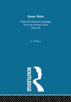 Inner Asia - Denis Sinor - cover